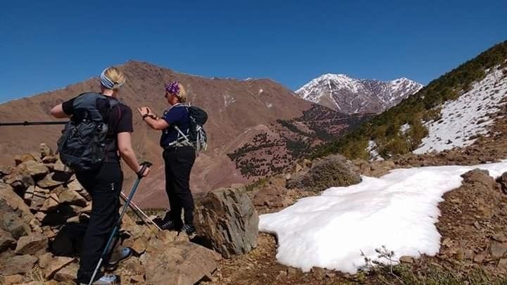 Winter mountain expedition